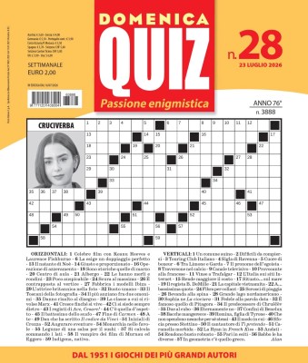 Domenica Quiz N.3888 - 23 Luglio 2026