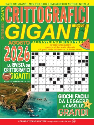 Crittografici Giganti N.64 - Agosto 2026
