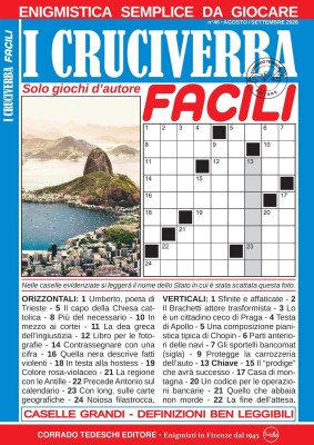 I Cruciverba Facili N.46 - Agosto-Settembre 2026