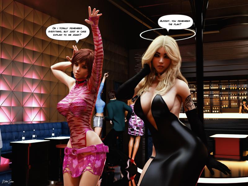 Natalie Safira - The Heist 1 3D Porn Comic