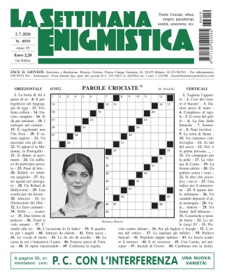 La Settimana Enigmistica N.4919 - 02 Luglio 2026