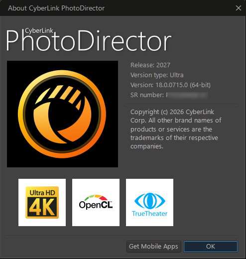 CyberLink PhotoDirector Ultra 2026 v18.0.0715.0