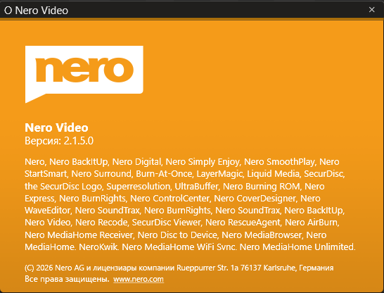 Nero Video 2026 v2.1.5.0