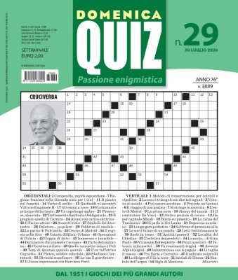 Domenica Quiz N.3889 - 30 Luglio 2026