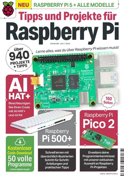 Tipps und Projekte für Raspberry Pi - Juli 2026