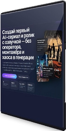 постер к Создай первый AI-сериал и ролик с озвучкой — без оператора, монтажёра и хаоса в генерации (PinTraffic) (2026) Видеокурс