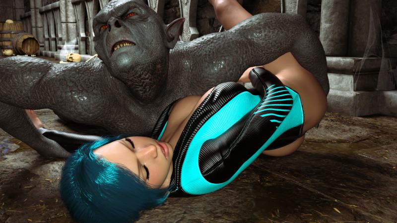 JinxAokay - Sapphire Raided 3D Porn Comic