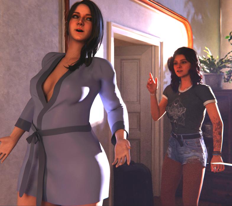 MKRinky - Shrunk in the model city 3D Porn Comic