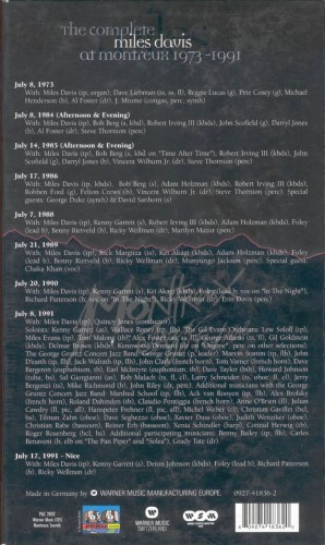 Miles Davis - The Complete Miles Davis At Montreux 1973-1991 (2002) 20CD