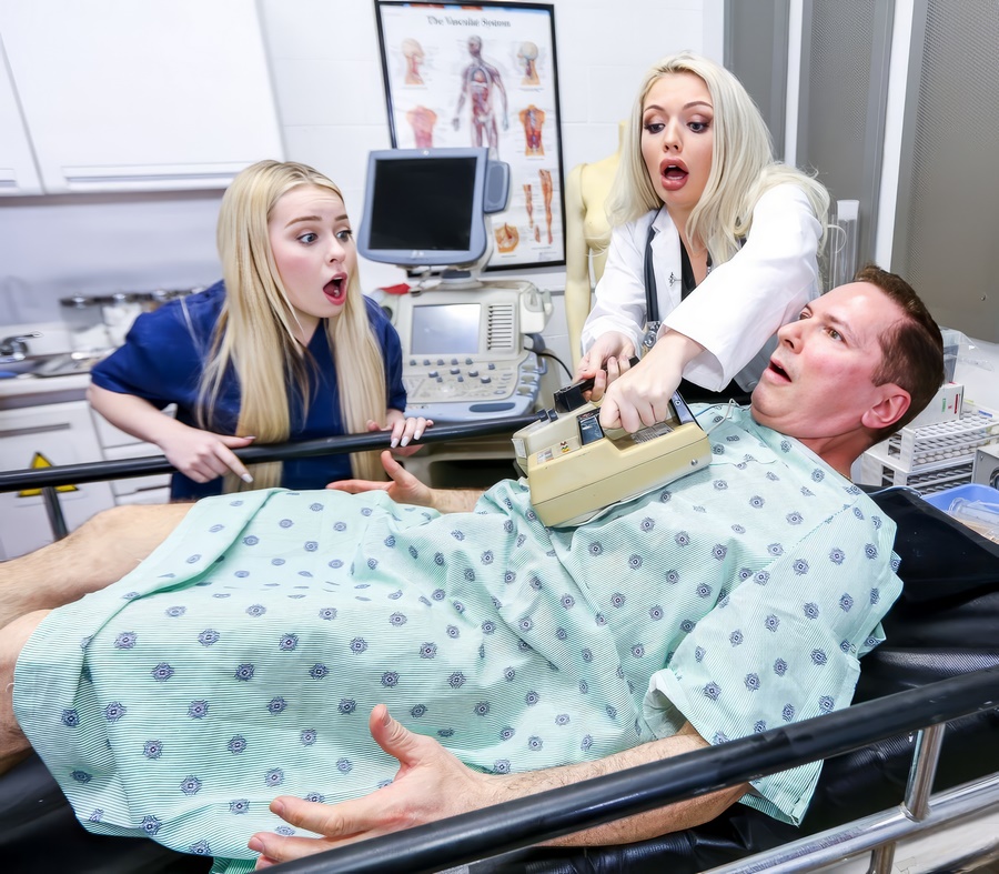 Haley Spades, Missa Mars Nurse and Female Doctor Fuck With Patient After Medical Mistake